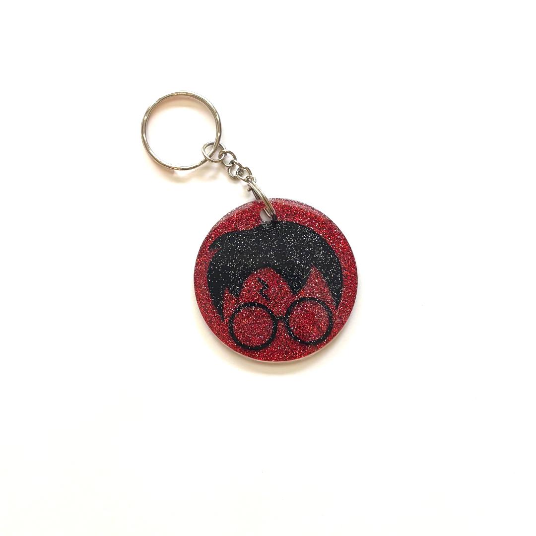 Wizard Red Keychain
