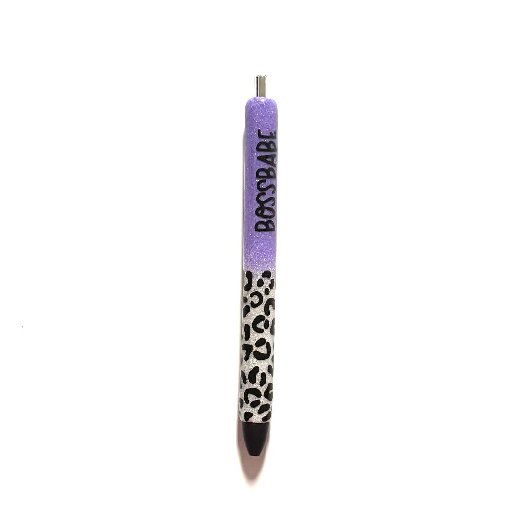 Boss Babe Leopard Print Pen