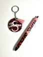 Cheetah Print Pen & Keychain