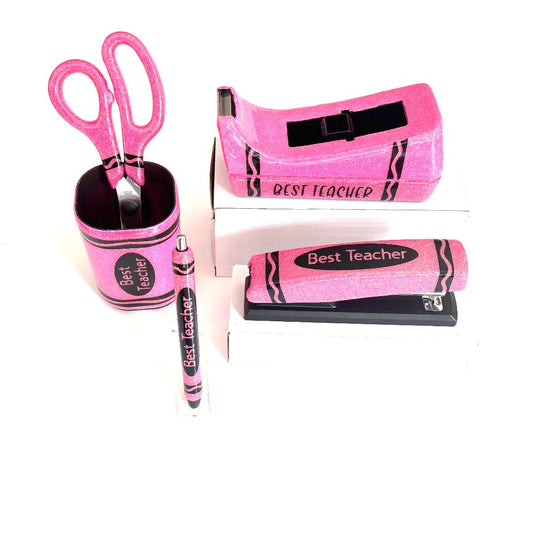 'Crayon' Best Teacher Set