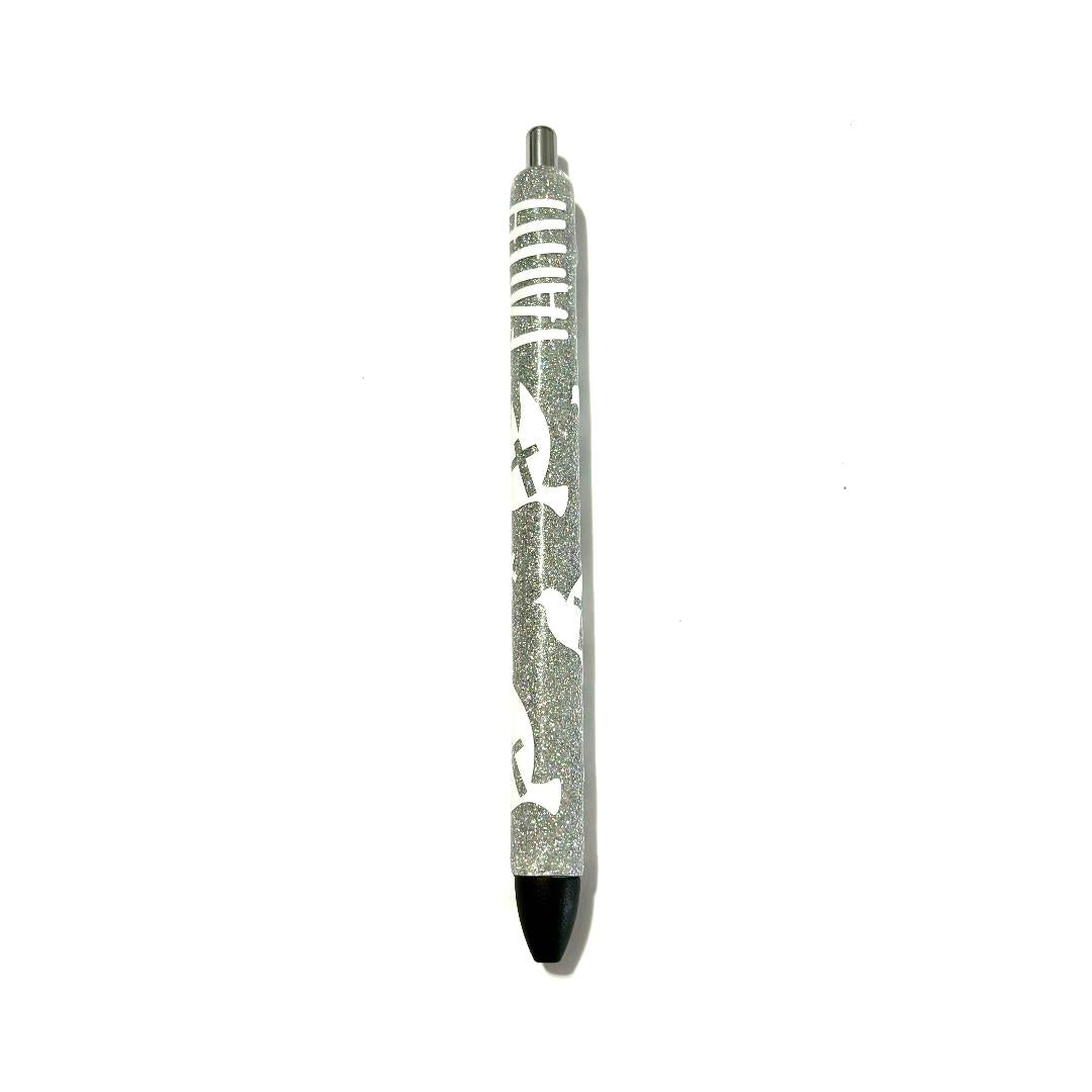 Dove & Cross Faith Pen - Silver