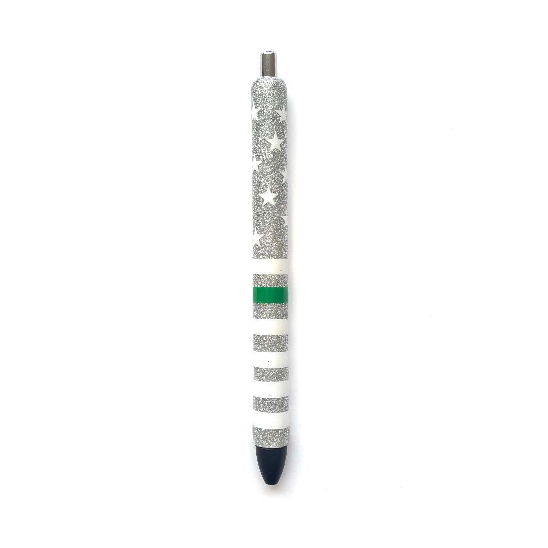 Green Stripe Appreciation Pen