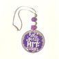 Hot Girls Hit Curbs Car Charm