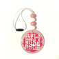 Just A Good Mom With A Hood Playlist Car Charm