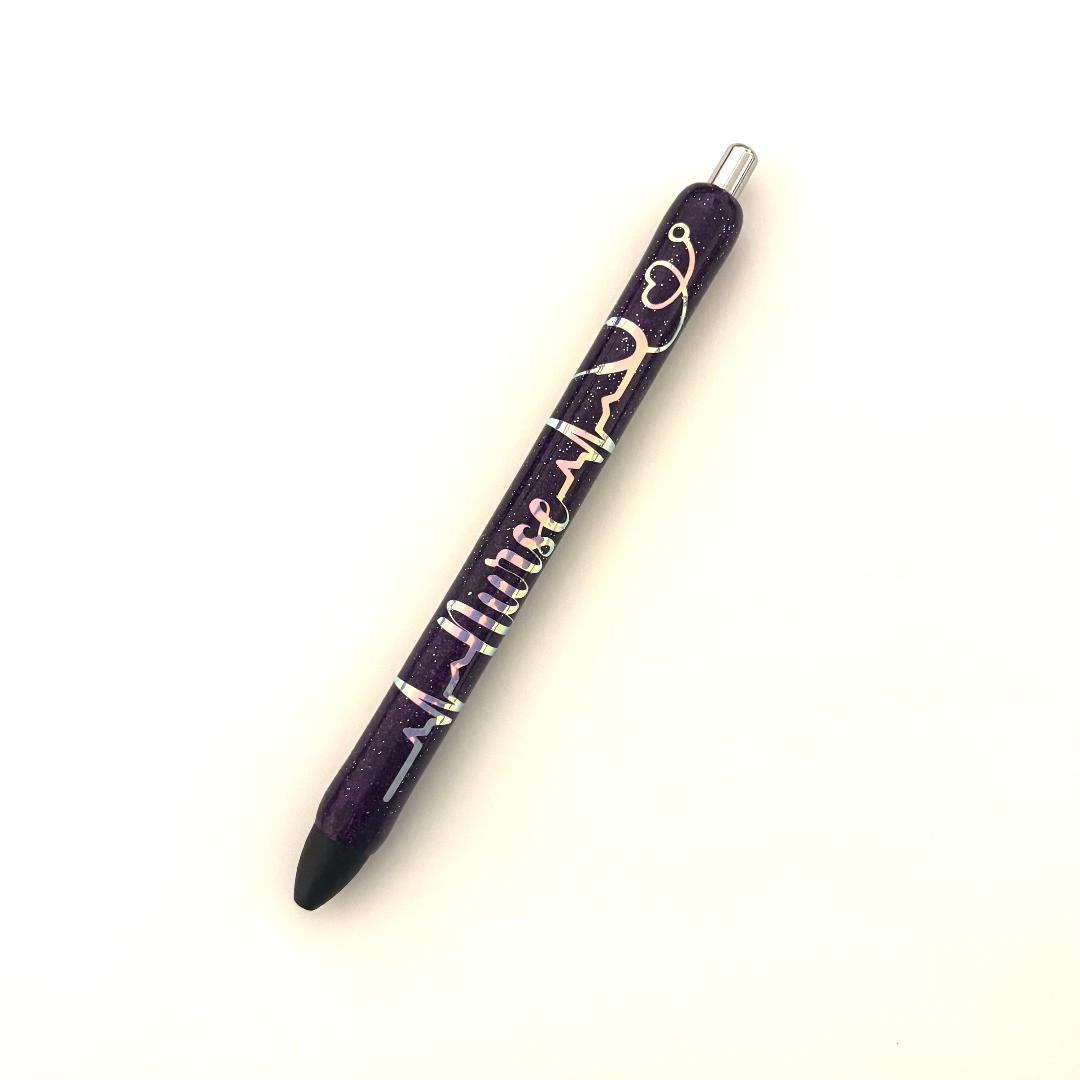 Nurse Stetheocope Heart Pen