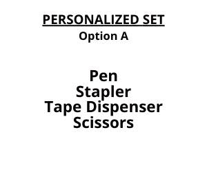Personalized Set - Option A